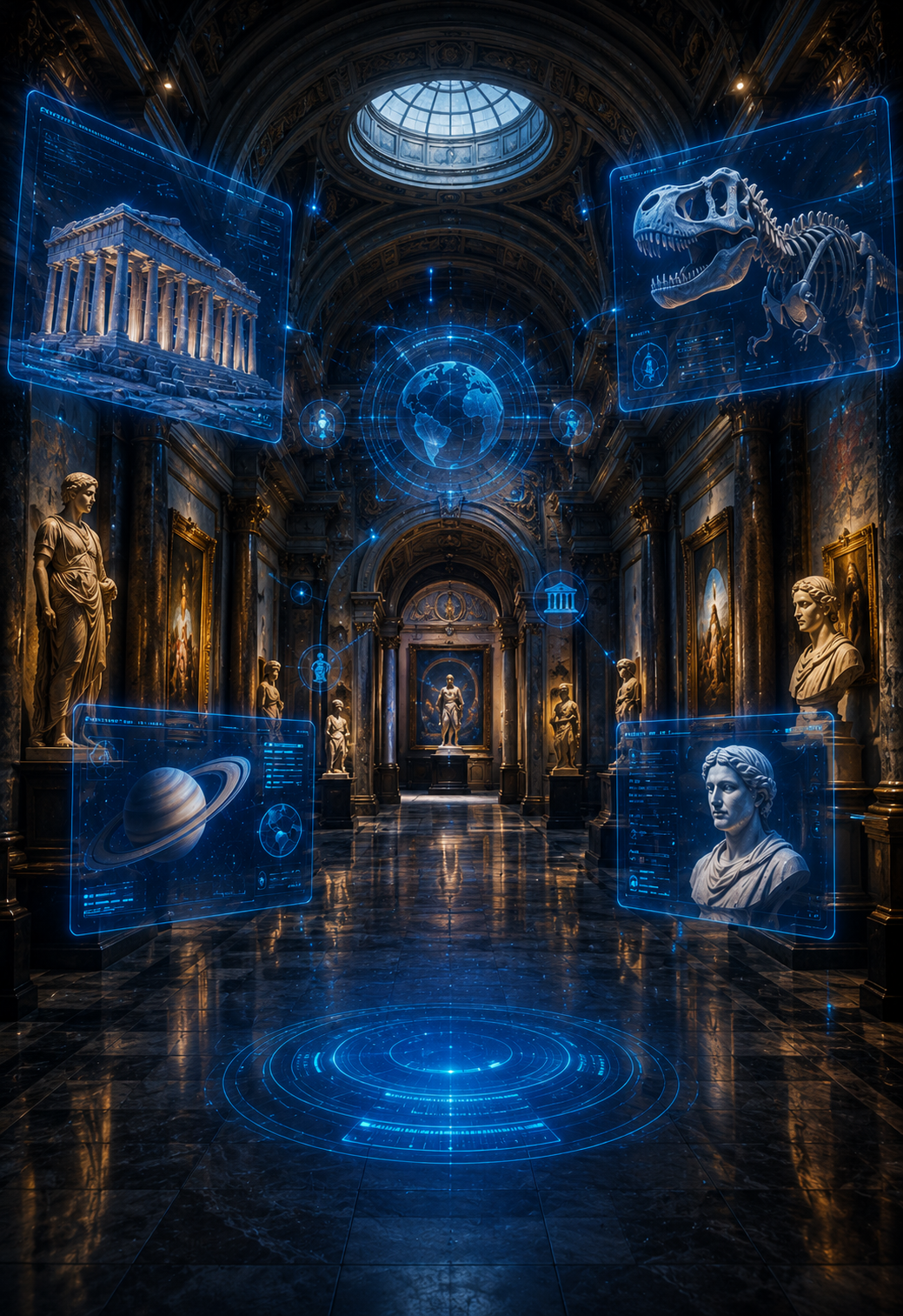 Virtual museum and scenic tour preview